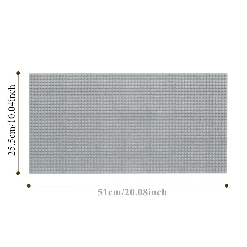 Large Classic Building Blocks Base Plate - Compatible With Brand Toys, DIY Assembled Gift