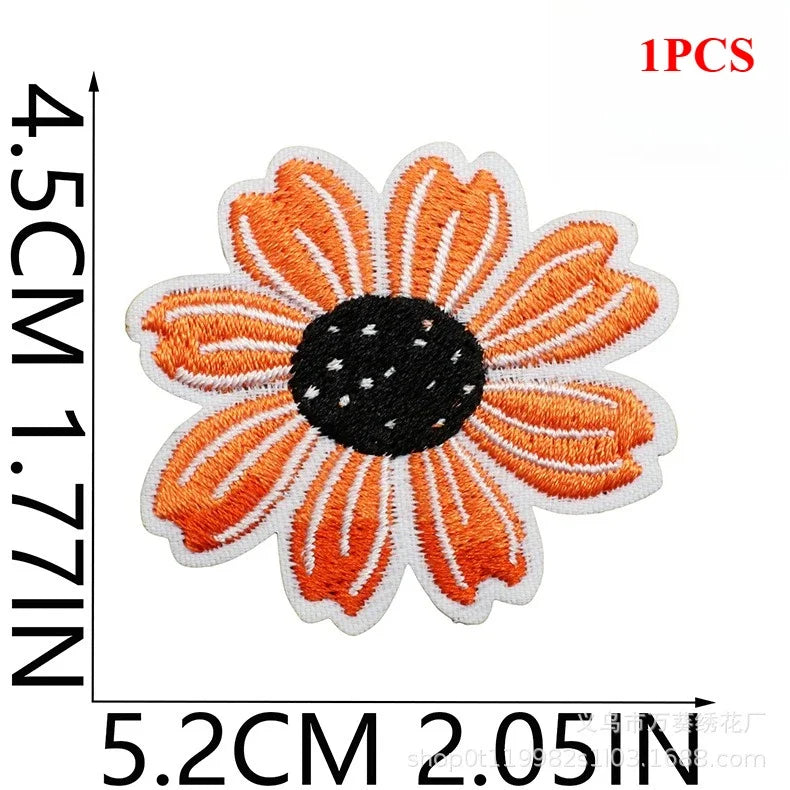 Exquisite Flower Embroidery Patch Sticker Bag Decoration Butterfly Bee Cloth Sticker