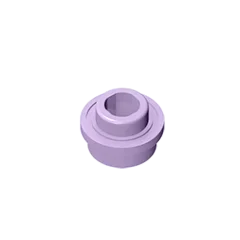 Round 1X1 W. Through Hole Compatible Children's DIY Educational Building Blocks