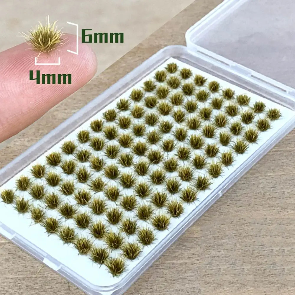 Grass Nest Model Sand Scene DIY Material Realistic Grass Tuft Miniature Grass Bushes Plant Cluster Scenery