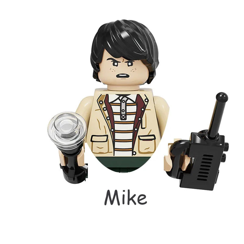 The Terrible Movie Upside Down Dustin Mike Lucas Will Eleven Model Building Blocks