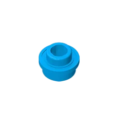 Round 1X1 W. Through Hole Compatible Children's DIY Educational Building Blocks