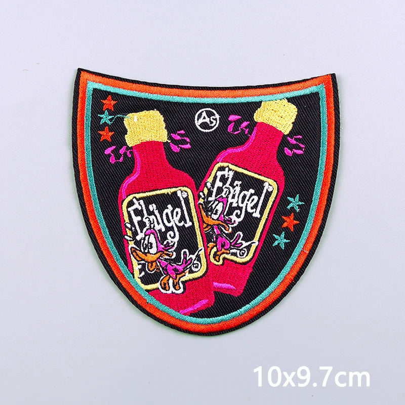 Netherland Carnival Patches Kruikenstader Emblem Embroidery Patches For Clothing Sew On