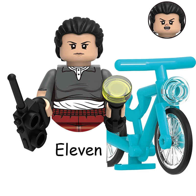 The Terrible Movie Upside Down Dustin Mike Lucas Will Eleven Model Building Blocks