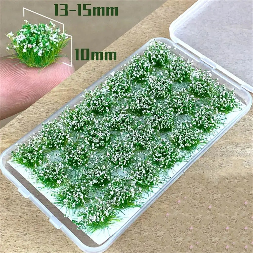 Grass Nest Model Sand Scene DIY Material Realistic Grass Tuft Miniature Grass Bushes Plant Cluster Scenery