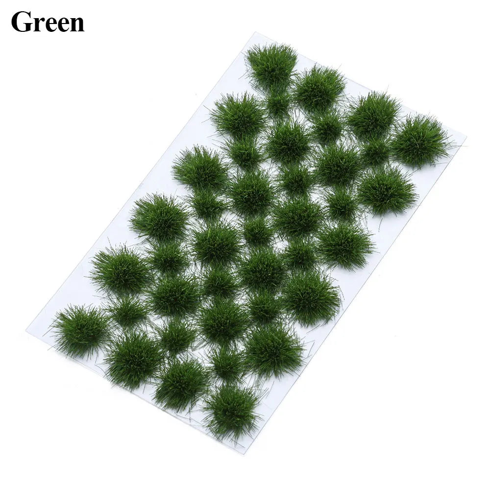 Grass Nest Model Sand Scene DIY Material Realistic Grass Tuft Miniature Grass Bushes Plant Cluster Scenery