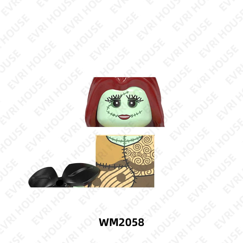 Horror Movie Mini Action Figures Bricks