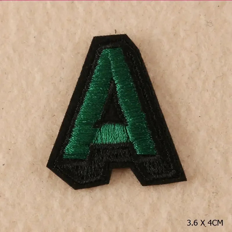 26Pcs English Letters Clothes Embroidered Appliques Iron on Patches Badge Sticker For DIY Clothing