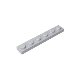 1 x 6 Compatible Children's DIY building block Particles Plate DIY