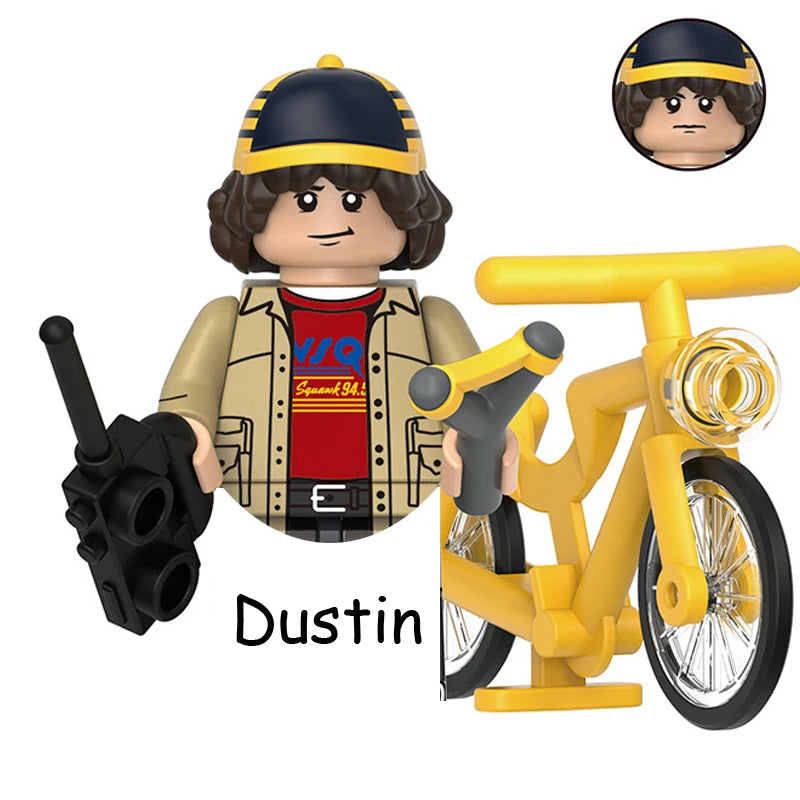 The Terrible Movie Upside Down Dustin Mike Lucas Will Eleven Model Building Blocks