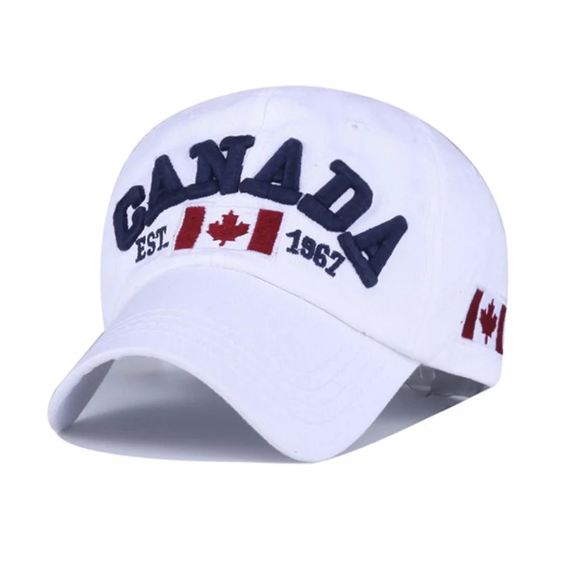 Canada Flag Baseball Cap – Cotton Adjustable Snapback