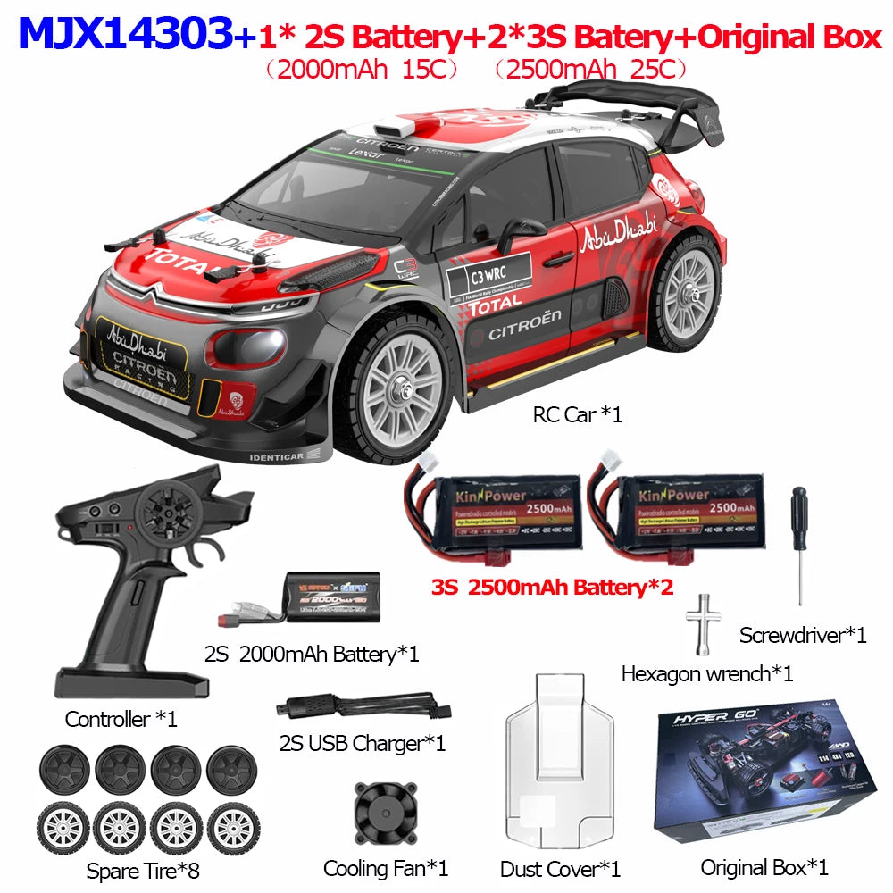 MJX 1/14 Brushless 4WD RC Car