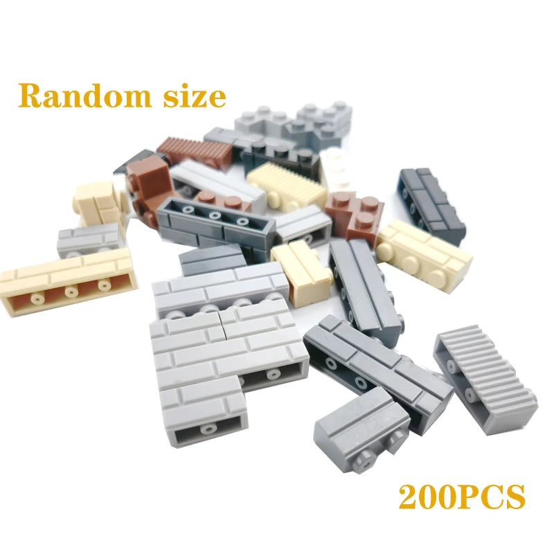 Building Blocks Figures City MOC Thick Wall Bricks Educational Creative Toys for Children
