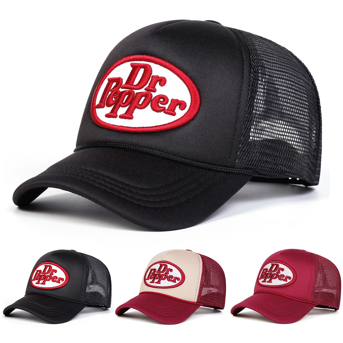 Unisex Dr Prpper Embroidered Mesh Baseball Cap – Adjustable Hat