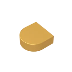 Round 1 x 1 Half Circle Extended (Stadium) Compatible DIY Educational Building Blocks