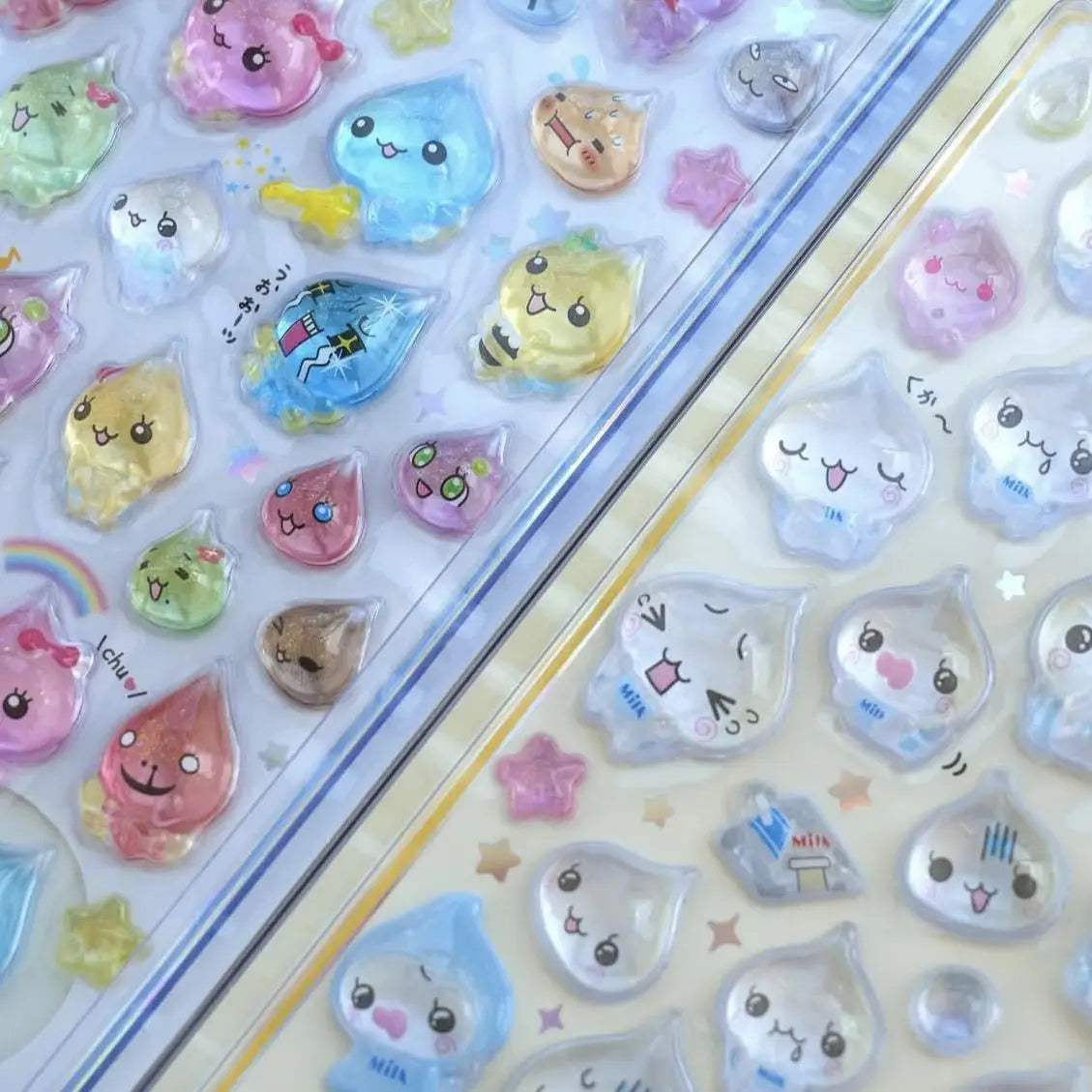 2026 Kawaii Tamagotchi Stickers - Cartoon Transparent Decals