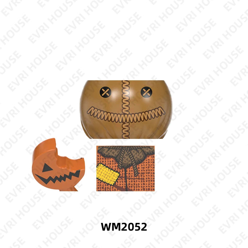 Horror Movie Mini Action Figures Bricks