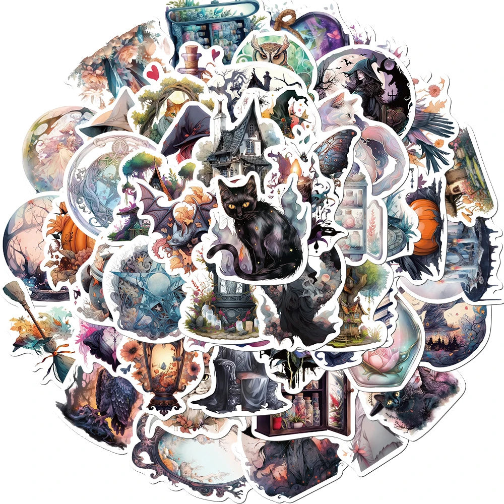 50/100Pcs Kawaii Pikachu Pokemon Sticker Waterproof