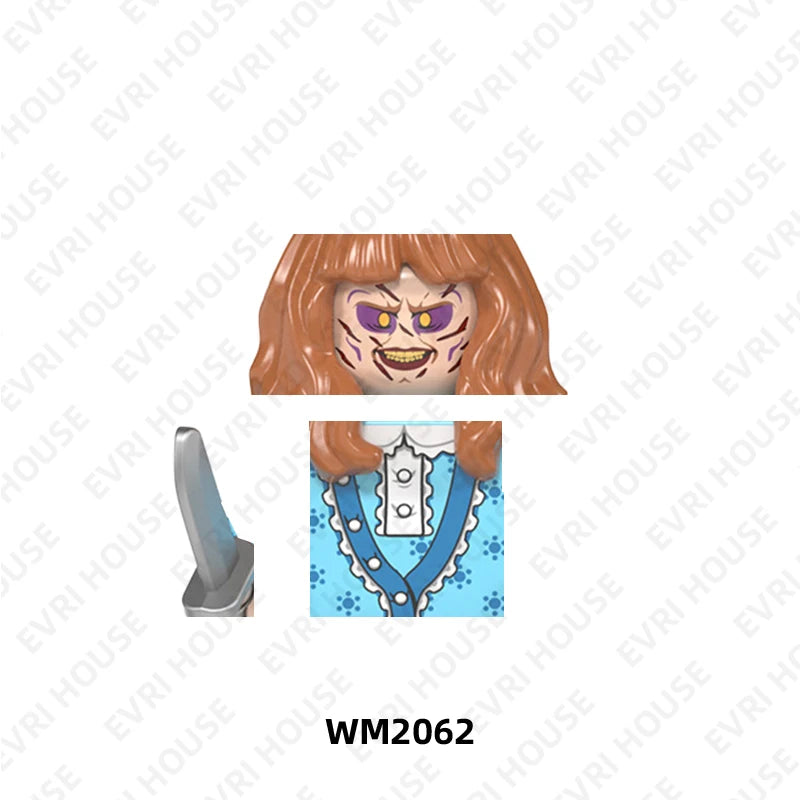 Horror Movie Mini Action Figures Bricks