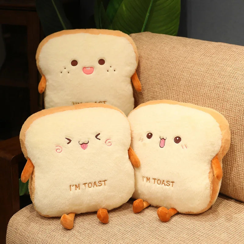 Bread Plush Toy – Cute Soft Pillow for Kids