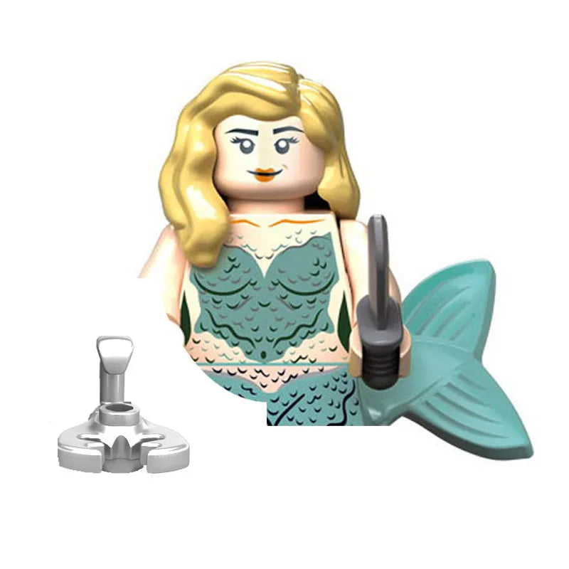 Pirates Of The Caribbean Mermaid Princess Blocks Toys Gift For Children