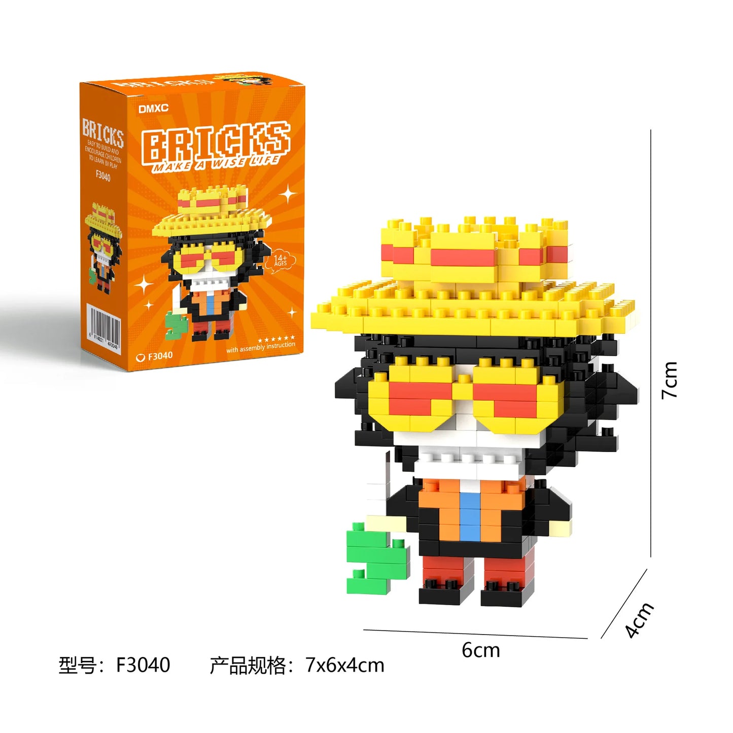 One Piece Building Blocks L Anime Action Figures Toys For Children