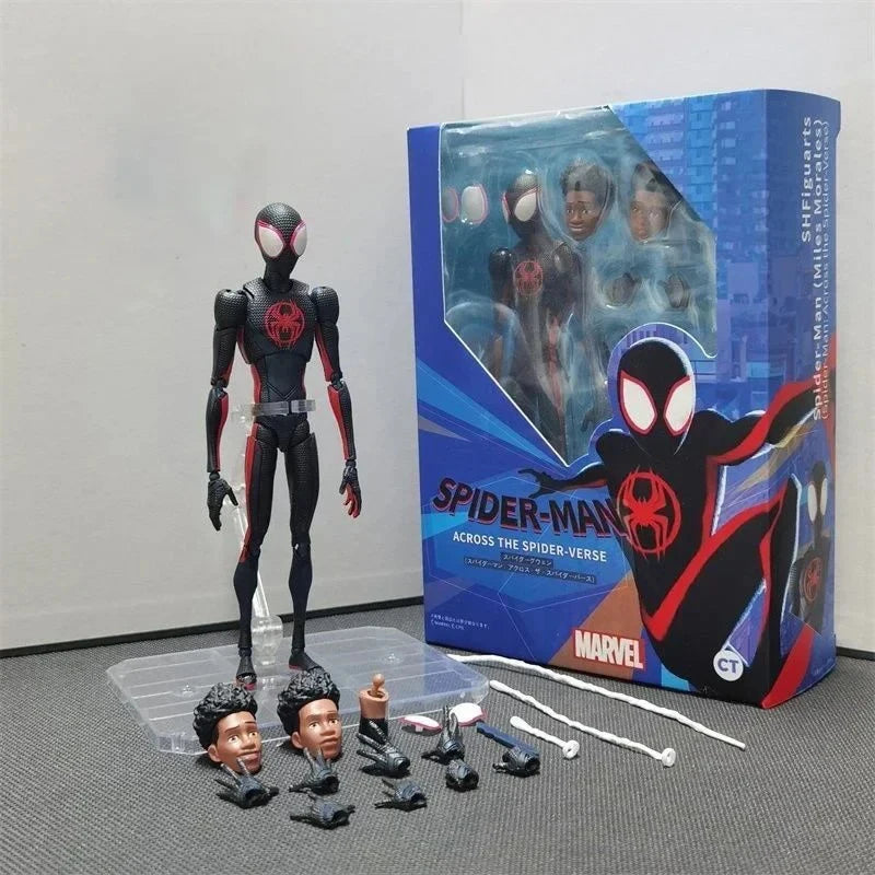 Spider-Man Miles Morales & Gwen Action Figure – Anime PVC Model