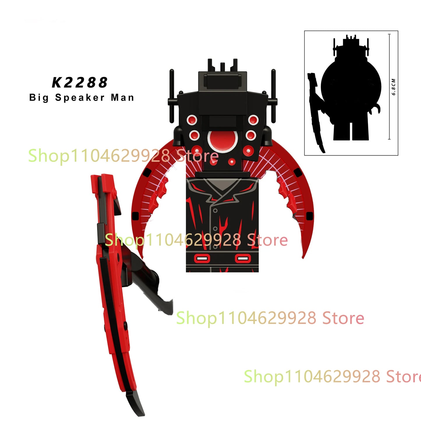 Skibidi Toilet Man Figures Anime Block Toys TvMan Titan Cameraman Speakerman Bricks Model Toy