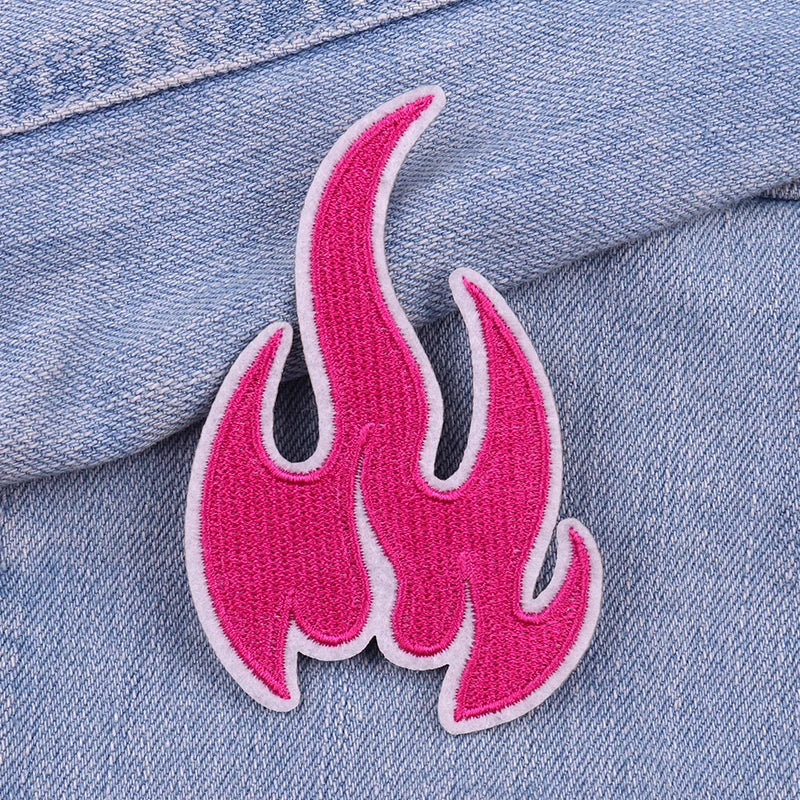 Good Vibes/Positive Letter Slogan Embroidered Patches DIY Personality Cartoon Patch Iron On Patches For Clothing