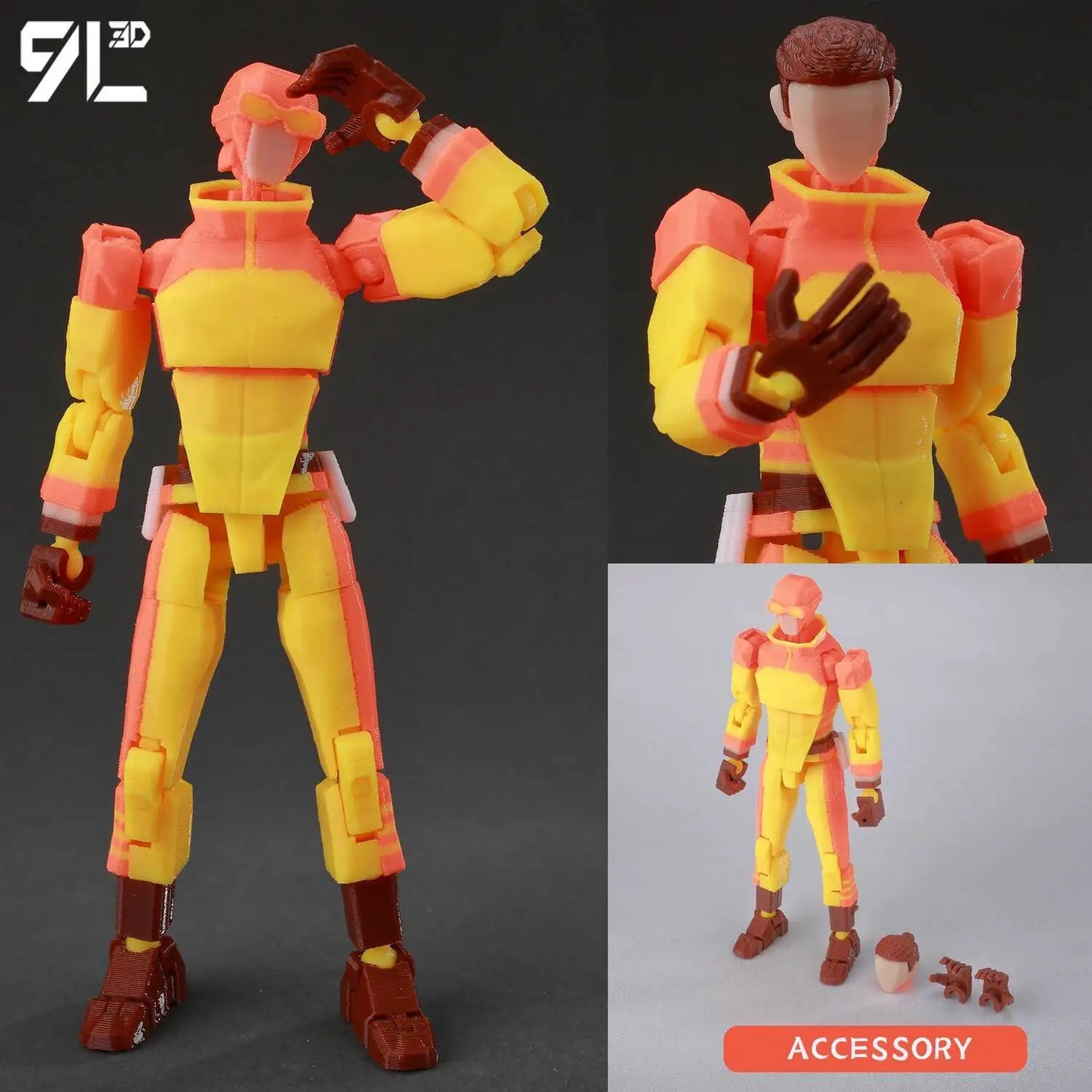 LUCKY13 Titan13 Multi-Joint Superhero Collectible Figure