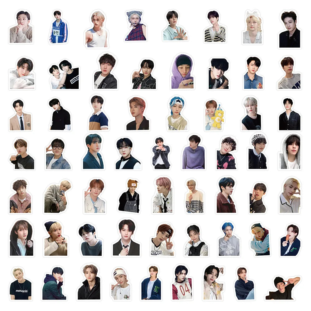 10/60PCS Stray Kids Stickers Korean Men's Group Graffiti Decals