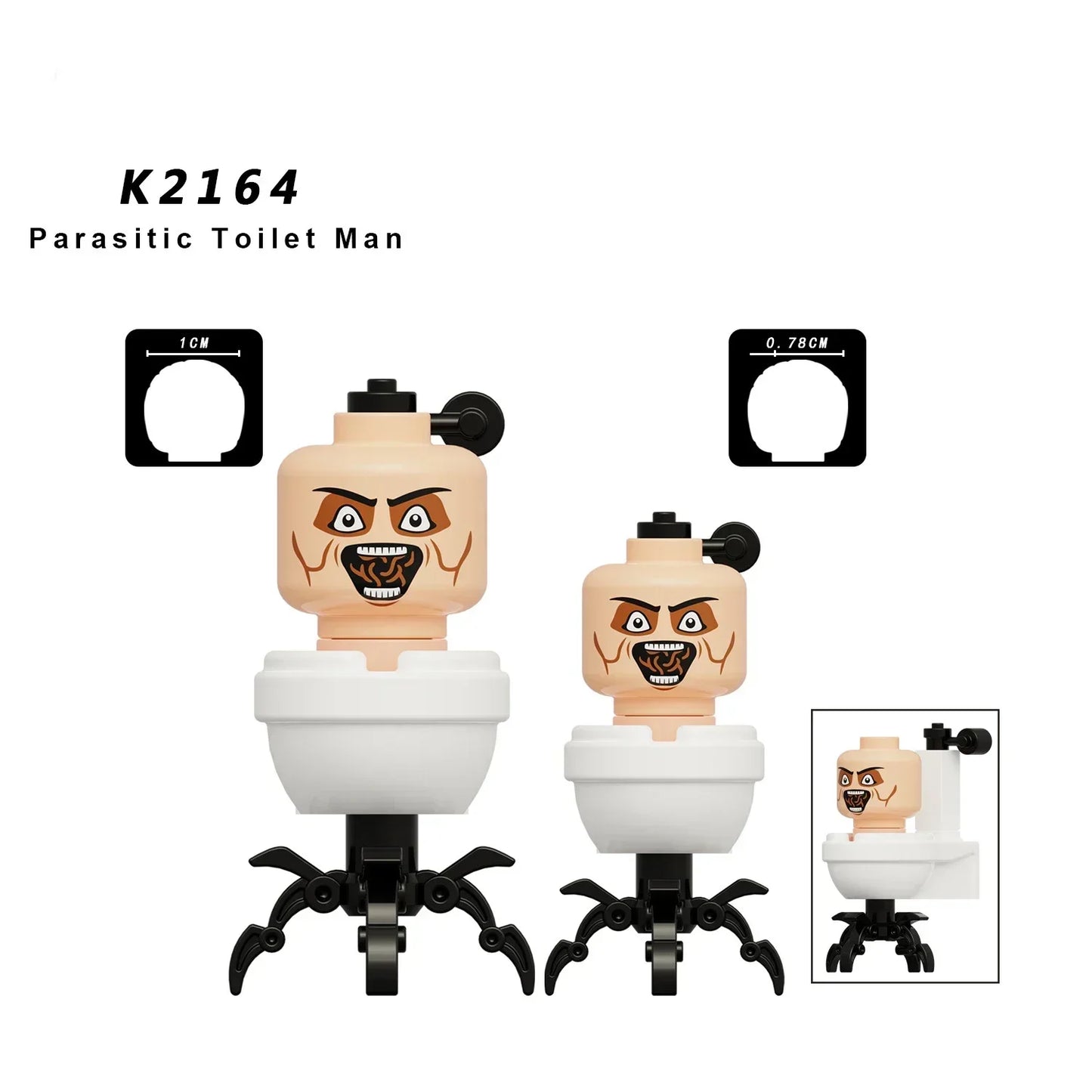 Skibidi Toilet Man Figures Anime Block Toys TvMan Titan Cameraman Speakerman Bricks Model Toy