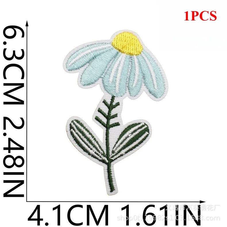 Exquisite Flower Embroidery Patch Sticker Bag Decoration Butterfly Bee Cloth Sticker