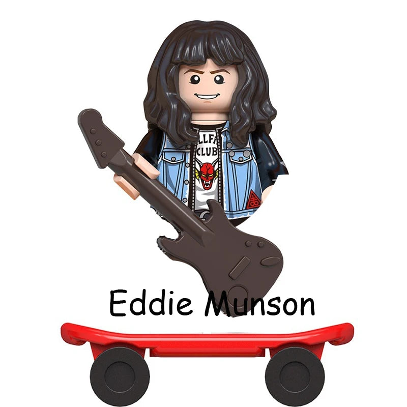 The Terrible Movie Upside Down Dustin Mike Lucas Will Eleven Model Building Blocks