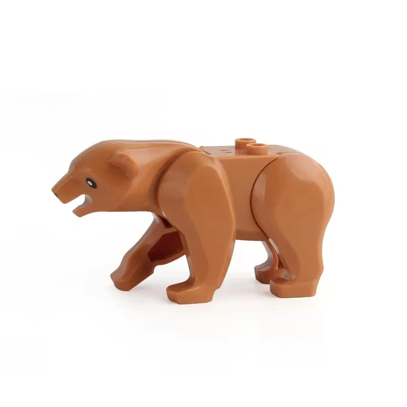 MOC Farm Zoo Animal Building Blocks Kids Toys