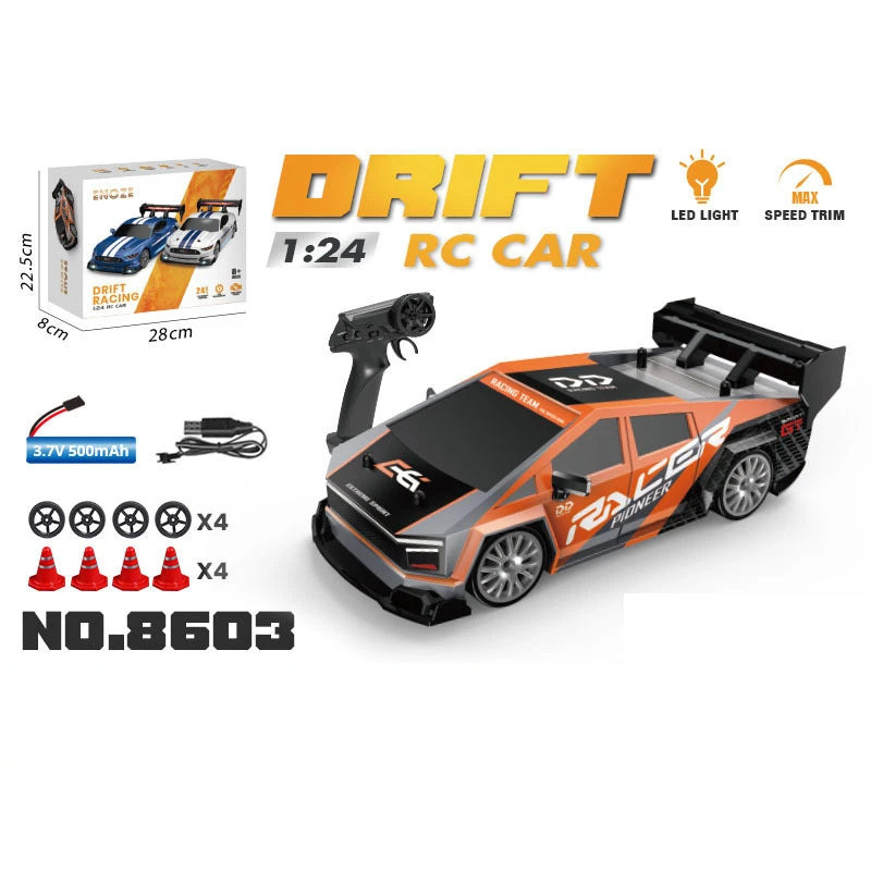1:24 RC Drift Car 4WD 2.4G High Speed Racing Car