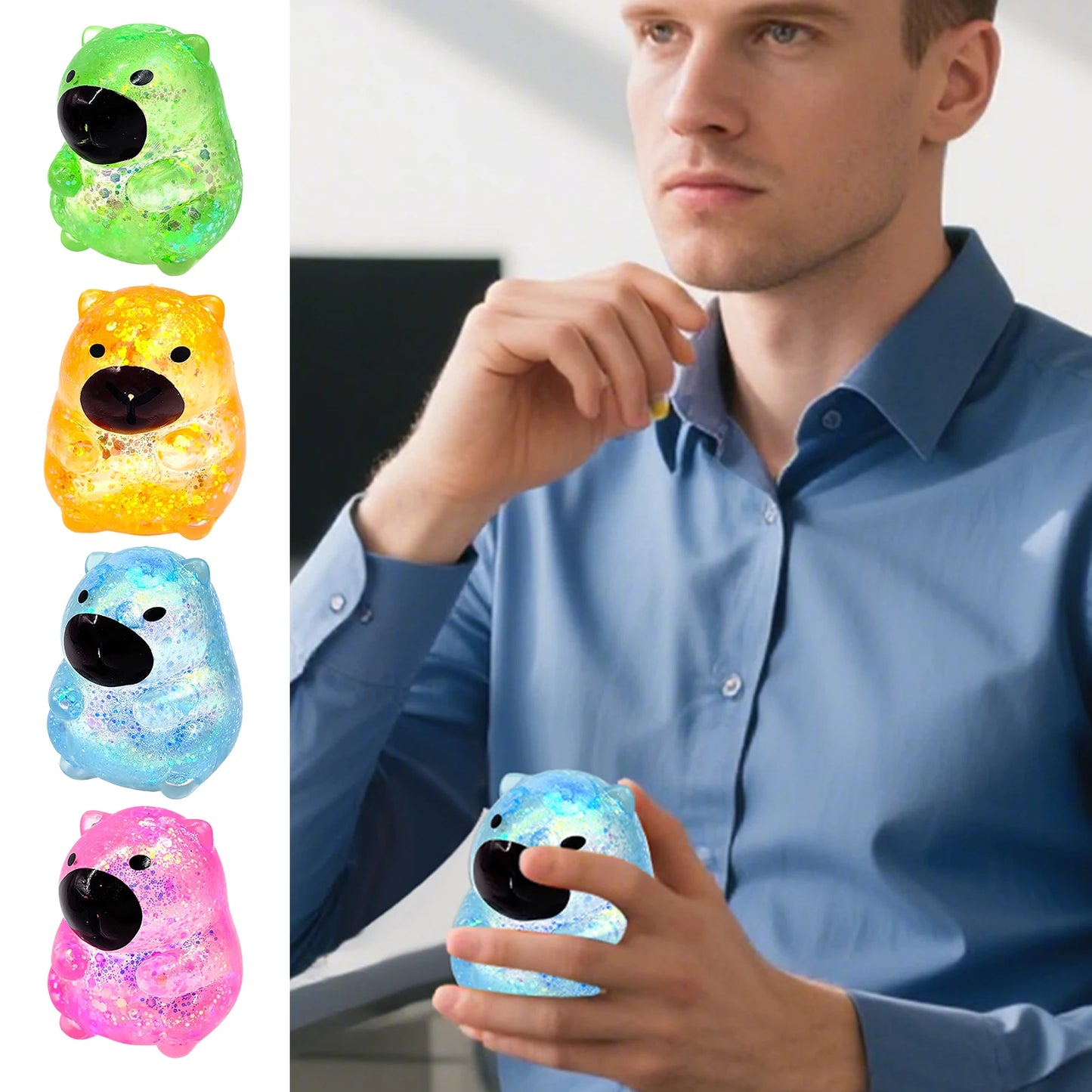 Maltose Cube Stress Squeeze Toy Compression Small Ice Cubes Anti Stress Slow Rebound