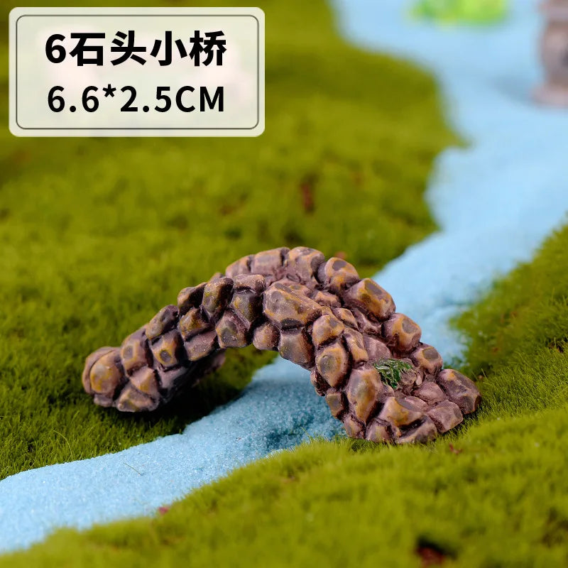 A Miniature Wonderland Well Statue - Handmade Resin Collection Micro Landscape Decoration