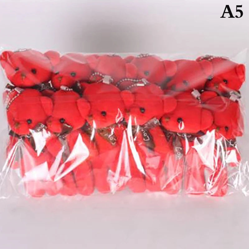 12/10Pcs/Lot Soft Stuffed Bear Plush Toys Mini Teddy Bear Dolls