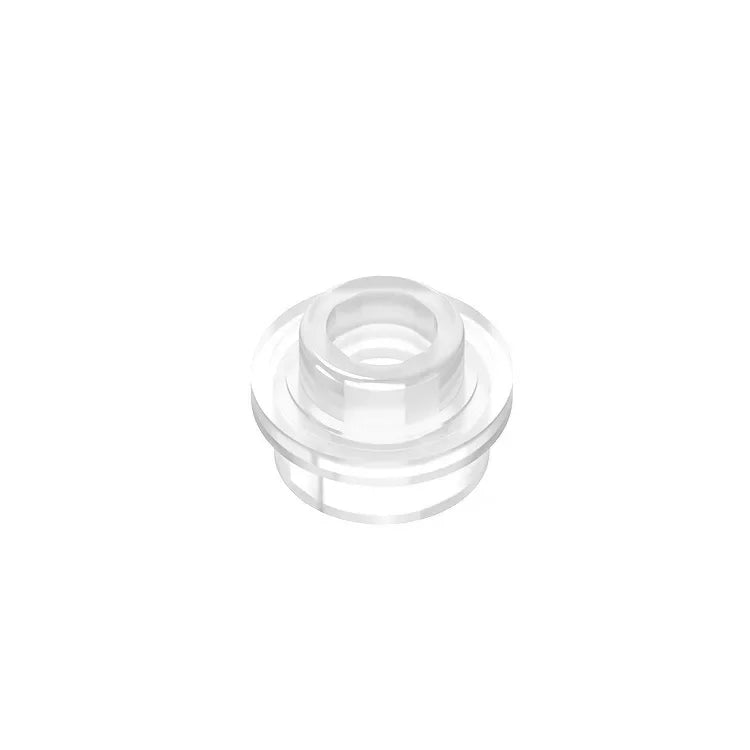 Round 1X1 W. Through Hole Compatible Children's DIY Educational Building Blocks