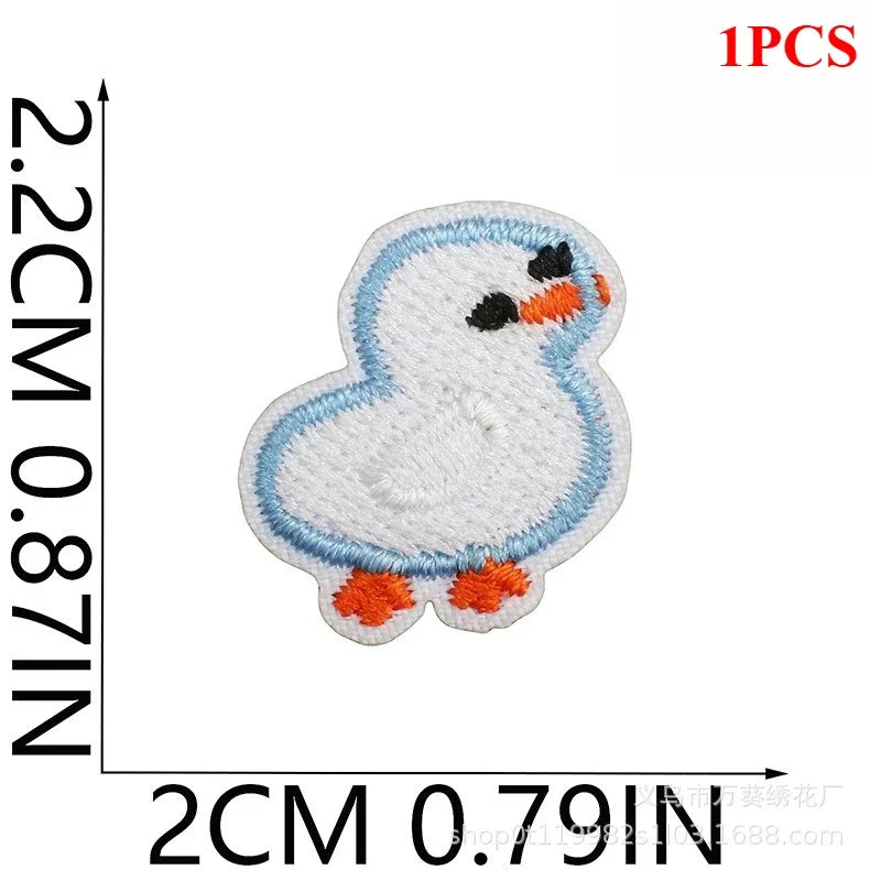 Cute Korean Handmade Embroidery Cloth Sticker Bear Patch Sticker Clothes Decoration