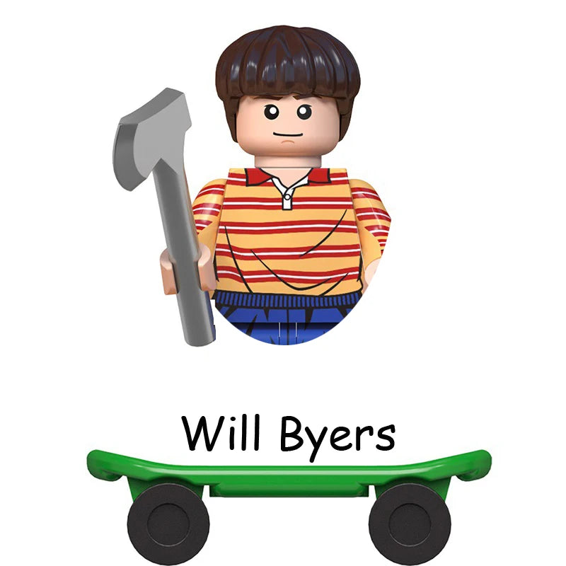 The Terrible Movie Upside Down Dustin Mike Lucas Will Eleven Model Building Blocks