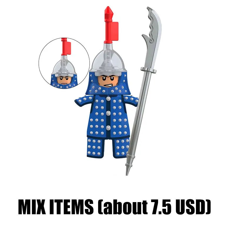 Mix Items Building Blocks Toys for Children Single