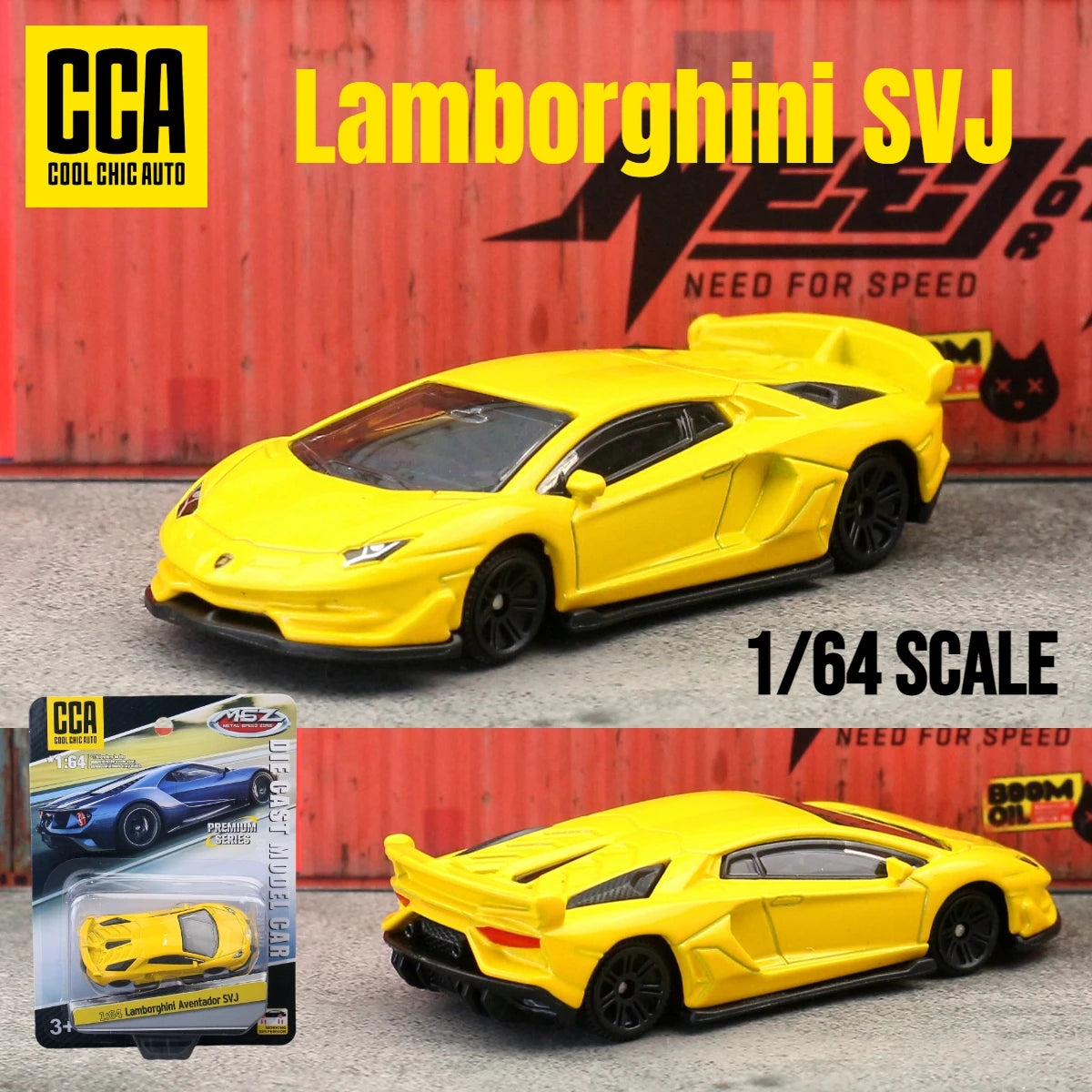 1:64 Lamborghini SVJ Diecast Car Model – Kids Toy Gift