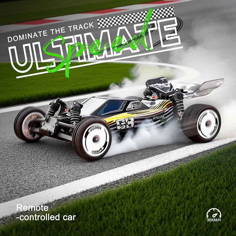 WLtoys 1:24 2WD RC Racing Car with Gyro & 3-Speed Modes