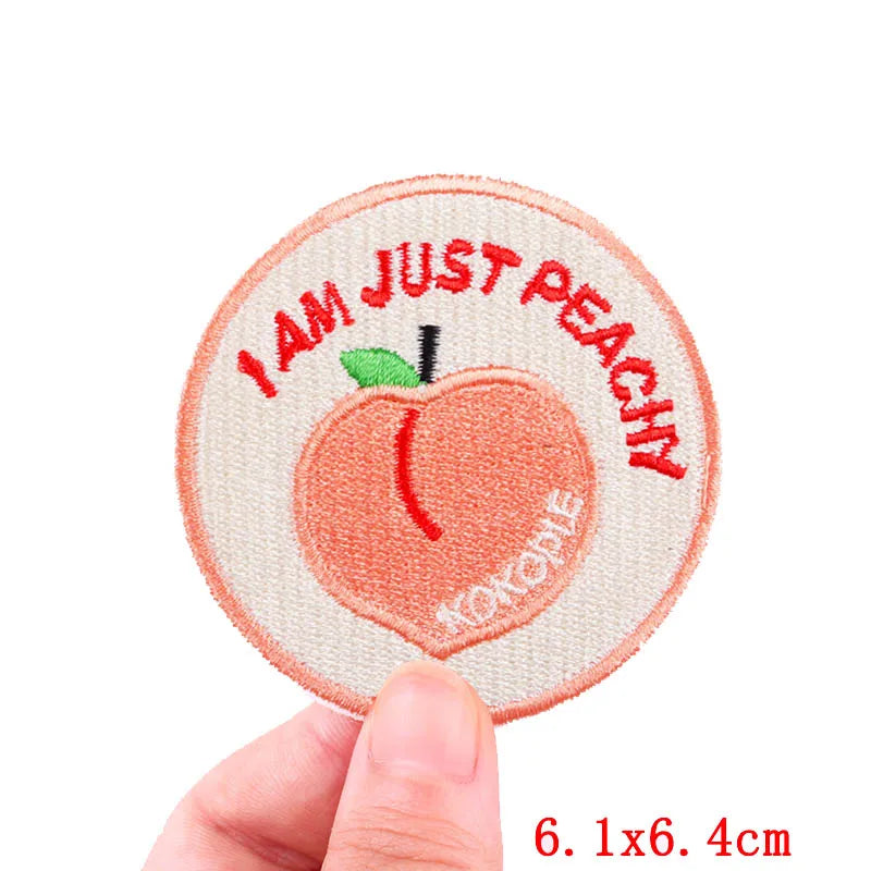 Cartoon/Food Patch Small Animal Embroidery Patches On Clothes DIY Iron On Patches For Clothing