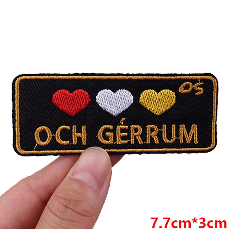 Netherland Embroidery Patches Netherland Carnival Patch Iron On Patches For Clothing