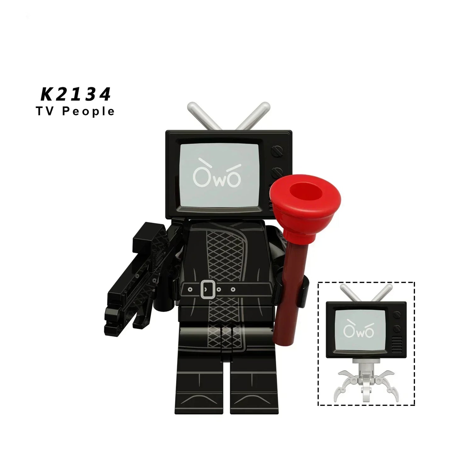 Skibidi Toilet Man Figures Anime Block Toys TvMan Titan Cameraman Speakerman Bricks Model Toy