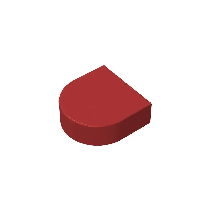 Round 1 x 1 Half Circle Extended (Stadium) Compatible DIY Educational Building Blocks