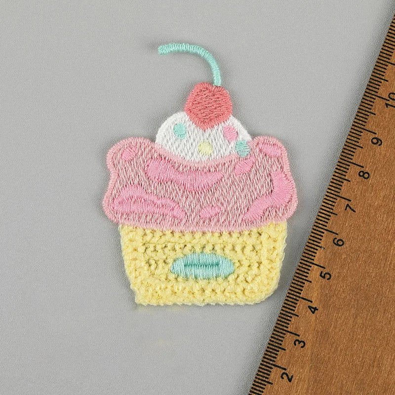 5pc Cartoon Little Rabbit Bear Love Cloth Sticker DIY Phone Case Decoration Cloth Patch